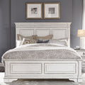 The Gray Barn Bevers Bay Antique White Queen Panel Bed