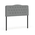 The Gray Barn Burr Hollow Queen Fabric Upholstered Headboard