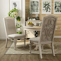 Calum Farmhouse Antique White Side Chairs Set Of 2 By Foa