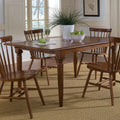 The Gray Barn Mendosa Tobacco Brown Butterfly Leaf Dining Table