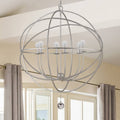 The Gray Barn Crooked Sky 6 Light English Bronze And Crystal Chandelier