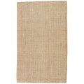 The Gray Barn Cross Hands Natural Solid White Tan Area Rug 810 X119