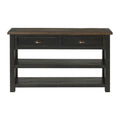The Gray Barn Downington Solid Pine 2 Drawer Sofa Console Table
