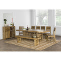 The Gray Barn Fairview Reclaimed Wood Extending Dining Table Natural Multi Tone