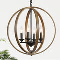 The Gray Barn Whitethorn Farmhouse Chandelier 4 Light Hanging Light Fixtures For Dining Room