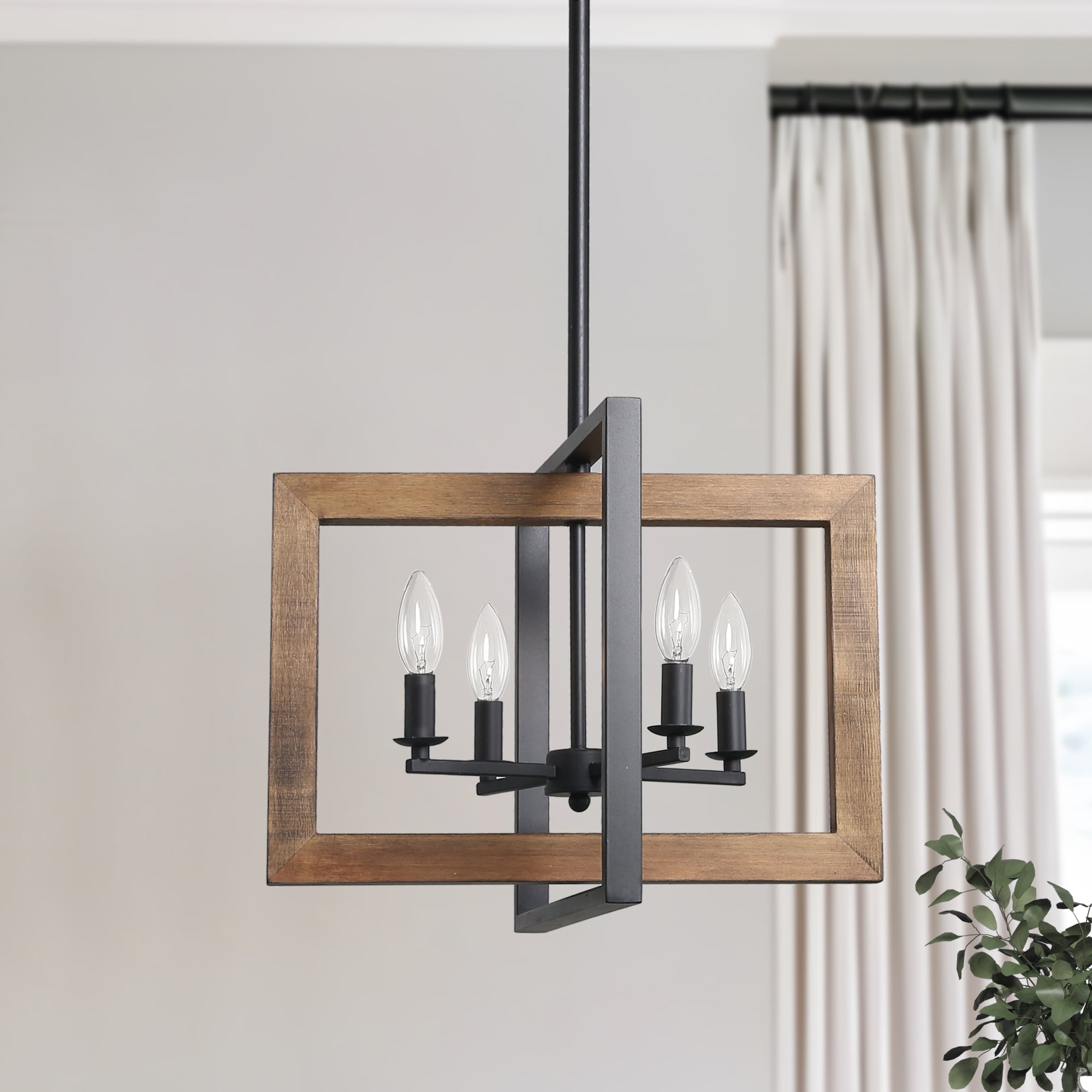 The Gray Barn Blueberry Butte 10 Light Black Chandelier Cluster Pendant