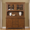 Hearthstone Rustic Oak Hutch And Buffet