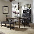 The Gray Barn Wisteria 6 Piece Rectangular Table Set