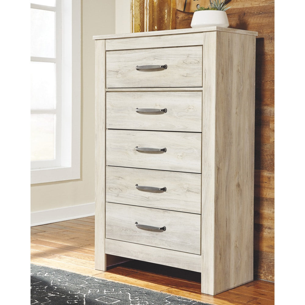The Gray Barn Lyme Park Whitewash Chest Of Drawers