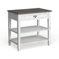 The Gray Barn Mead Grove Traditional French Accent White Console Table