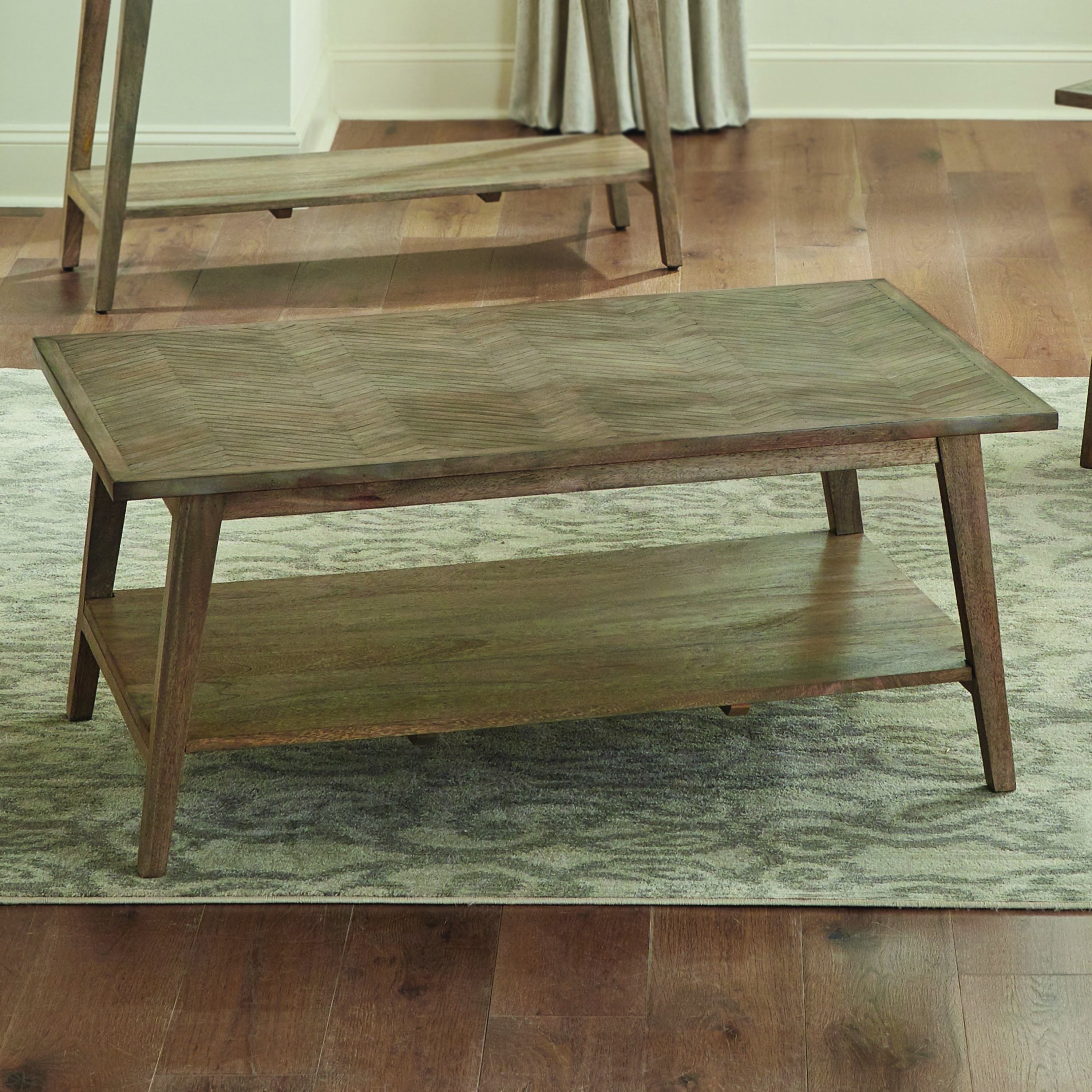 The Gray Barn Minett Solid Mango Coffee Table