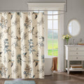 The Gray Barn Mission Creek Khaki Printed Cotton Shower Curtain