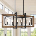 The Gray Barn Windy Bracken 6 Light Kitchen Island Light Chandeliers Ceiling Lights