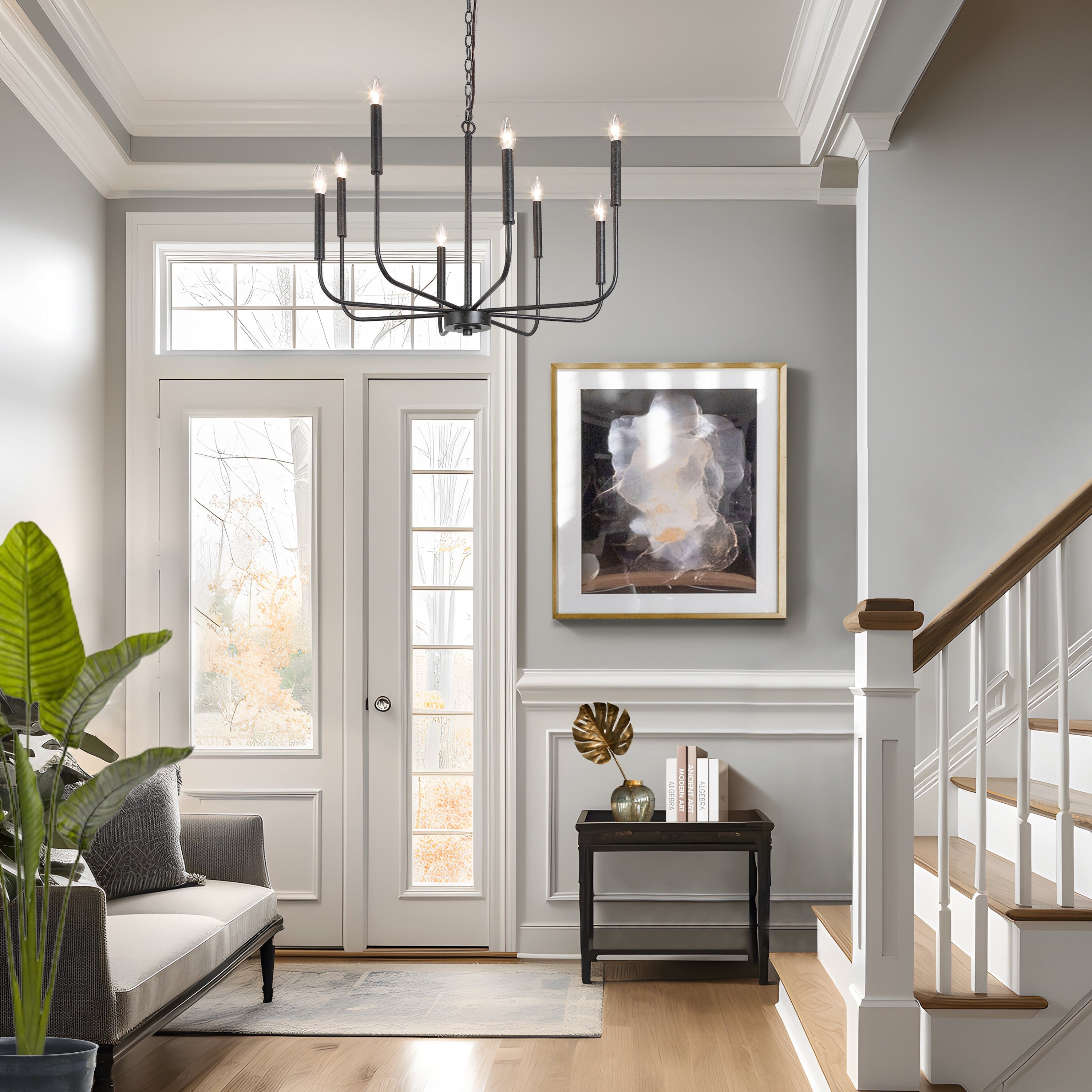 The Gray Barn Windy Bracken 8 Light Chandelier Rust Pendant Lights Chandelier