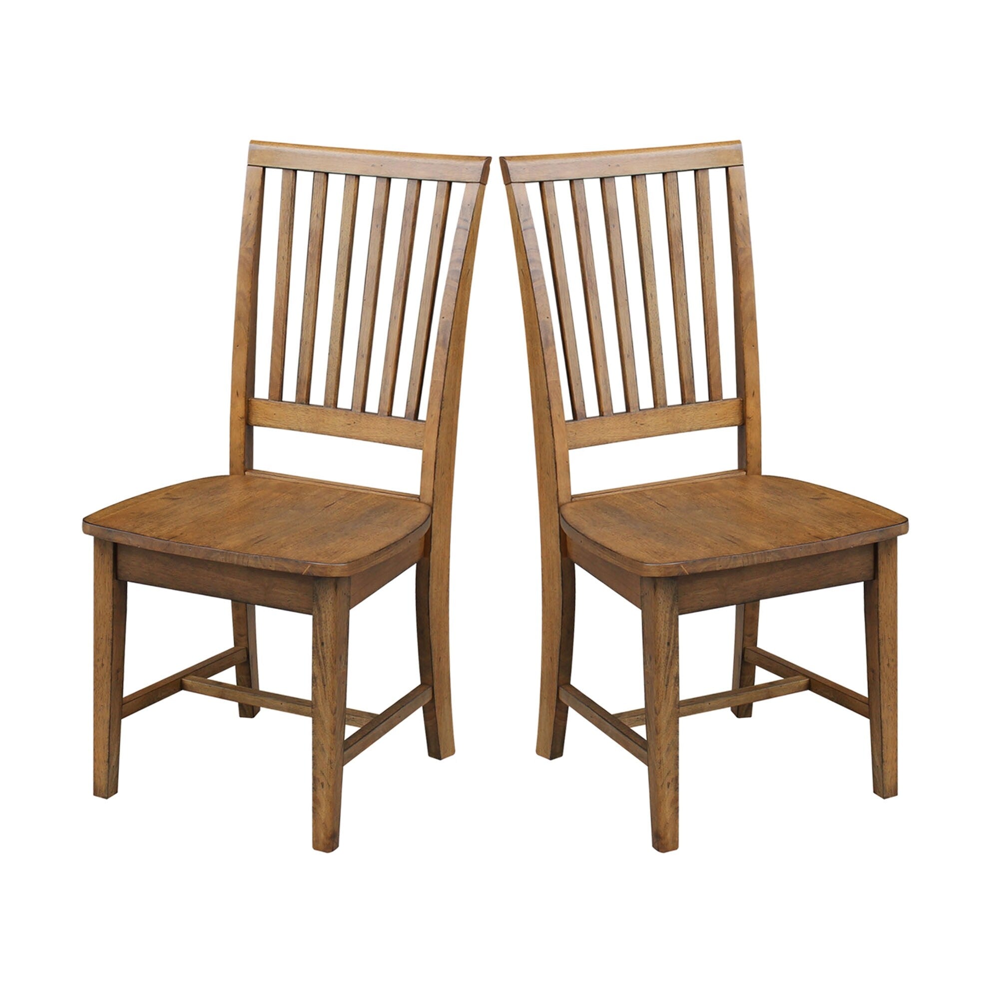 The Gray Barn Moonshine Unfinished Mission Dining Chair Set Of 2