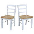 The Gray Barn Moonshine Wood Ladder Dining Chair Set Of 2