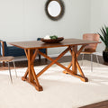 The Gray Barn Oriaga Distressed Farmhouse Dining Table