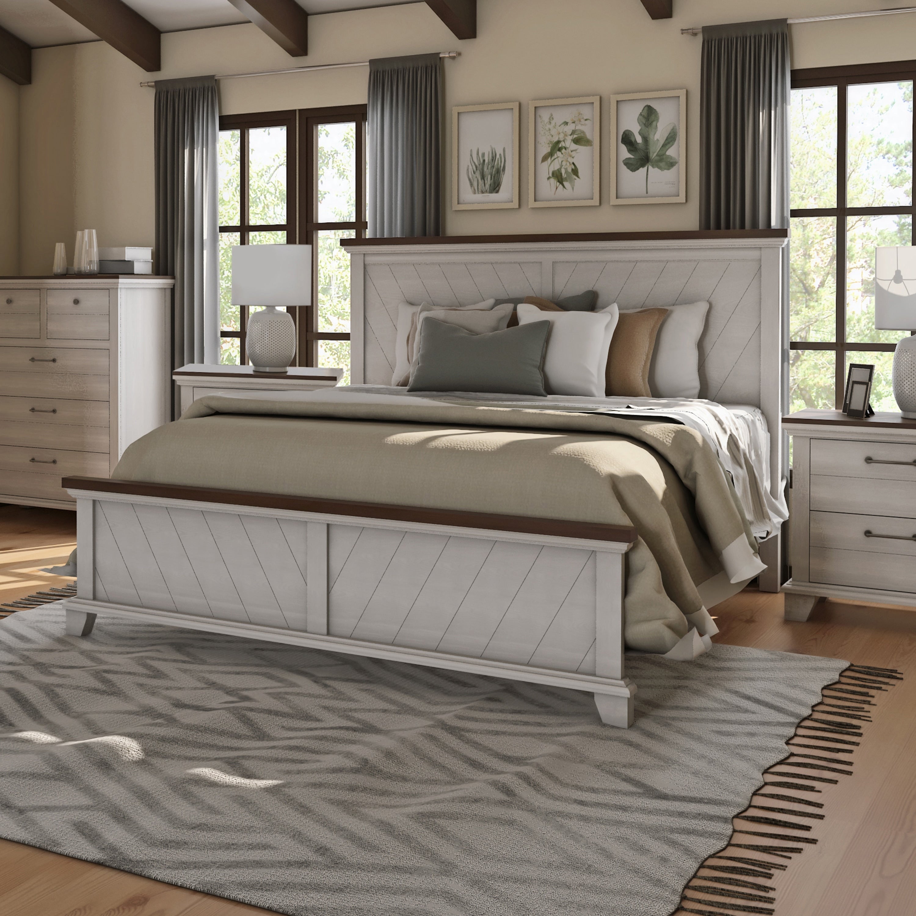 Billings Creek Rustic Panel Bed By Greyson Living