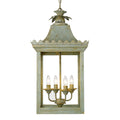 The Gray Barn Pemberley Vintage Sage 4 Light Pendant