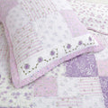 The Gray Barn Quay Road Lilac Patckwork Quilt And Sham Set