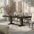 The Gray Barn Ruddy Road Transitional Espresso Dining Table