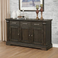 The Gray Barn Ruddy Road Espresso Transitional 60 Inch Server