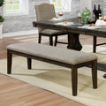 The Gray Barn Ruddy Road Transitional Espresso Dining Bench