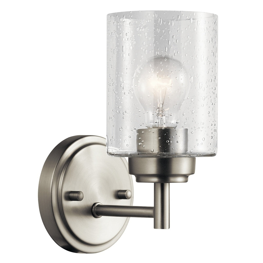 Kichler Lighting Winslow Collection 1 Light Brushed Nickel Wall Sconce
