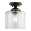 Kichler Lighting Winslow Collection 1 Light Olde Bronze Semi Flush Mount