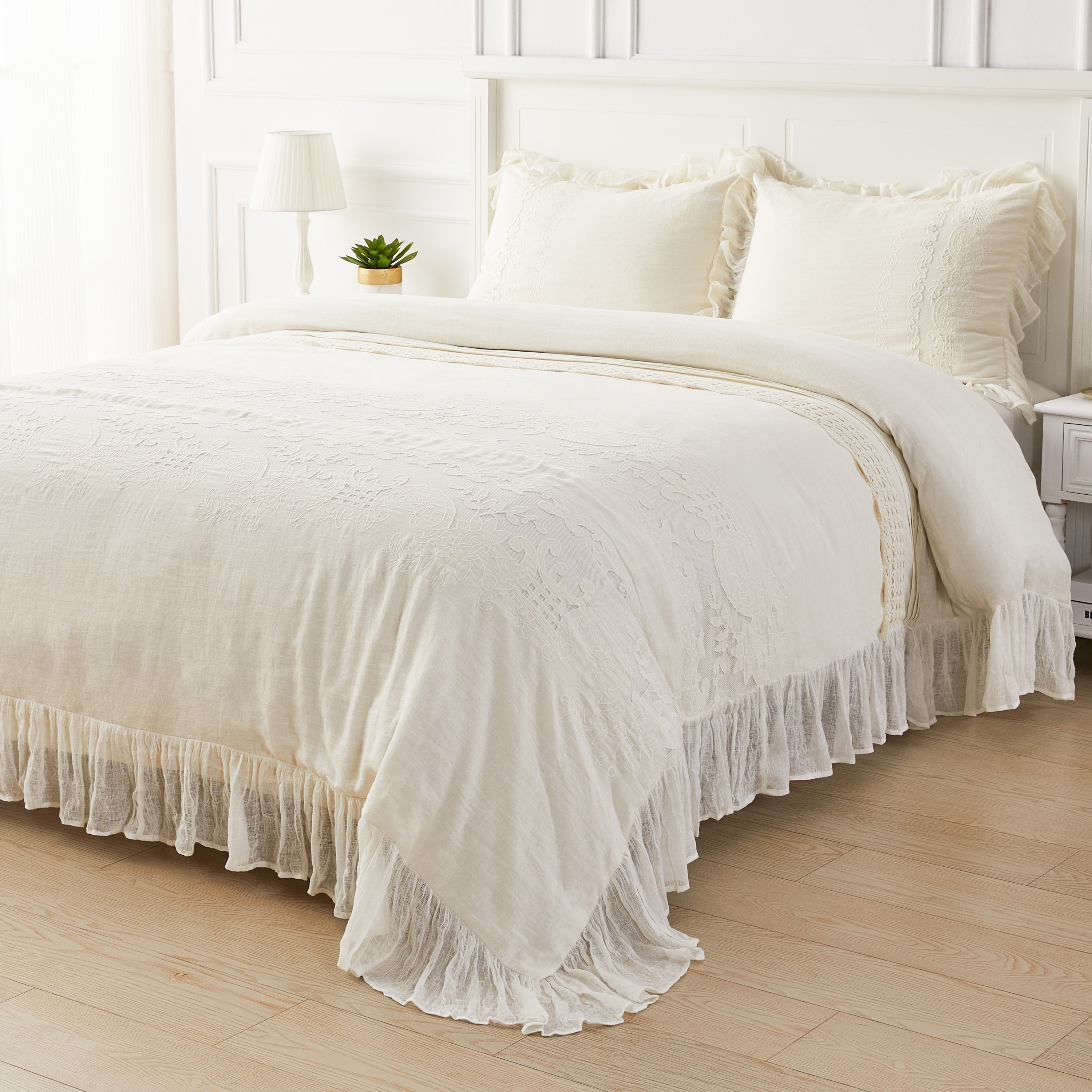 The Gray Barn Spring Field Linen Duvet Set