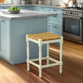 The Gray Barn Stony Creek 24 Inch Antique White Morgan Counter Stool