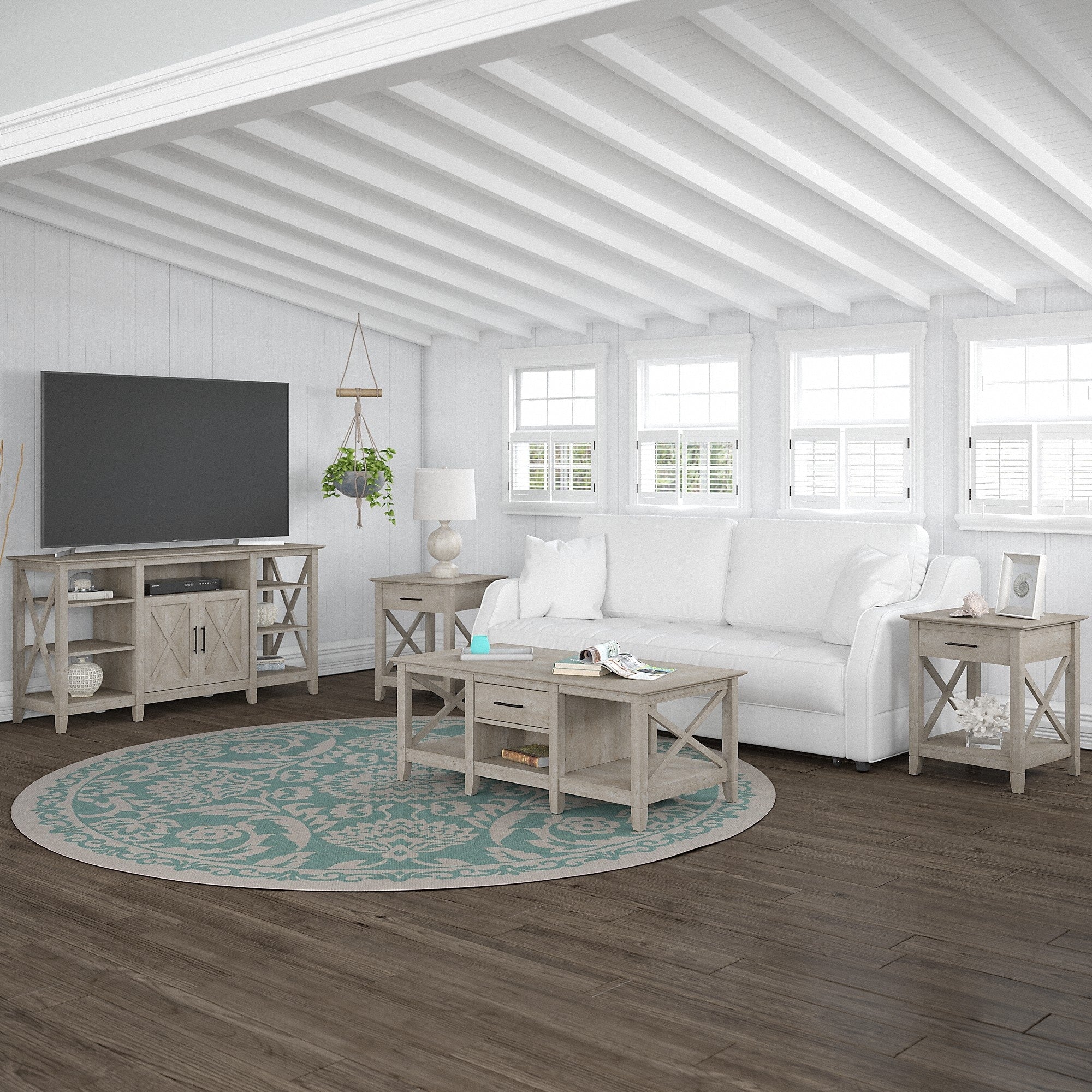 The Gray Barn Tv Stand With Coffee Table And End Tables