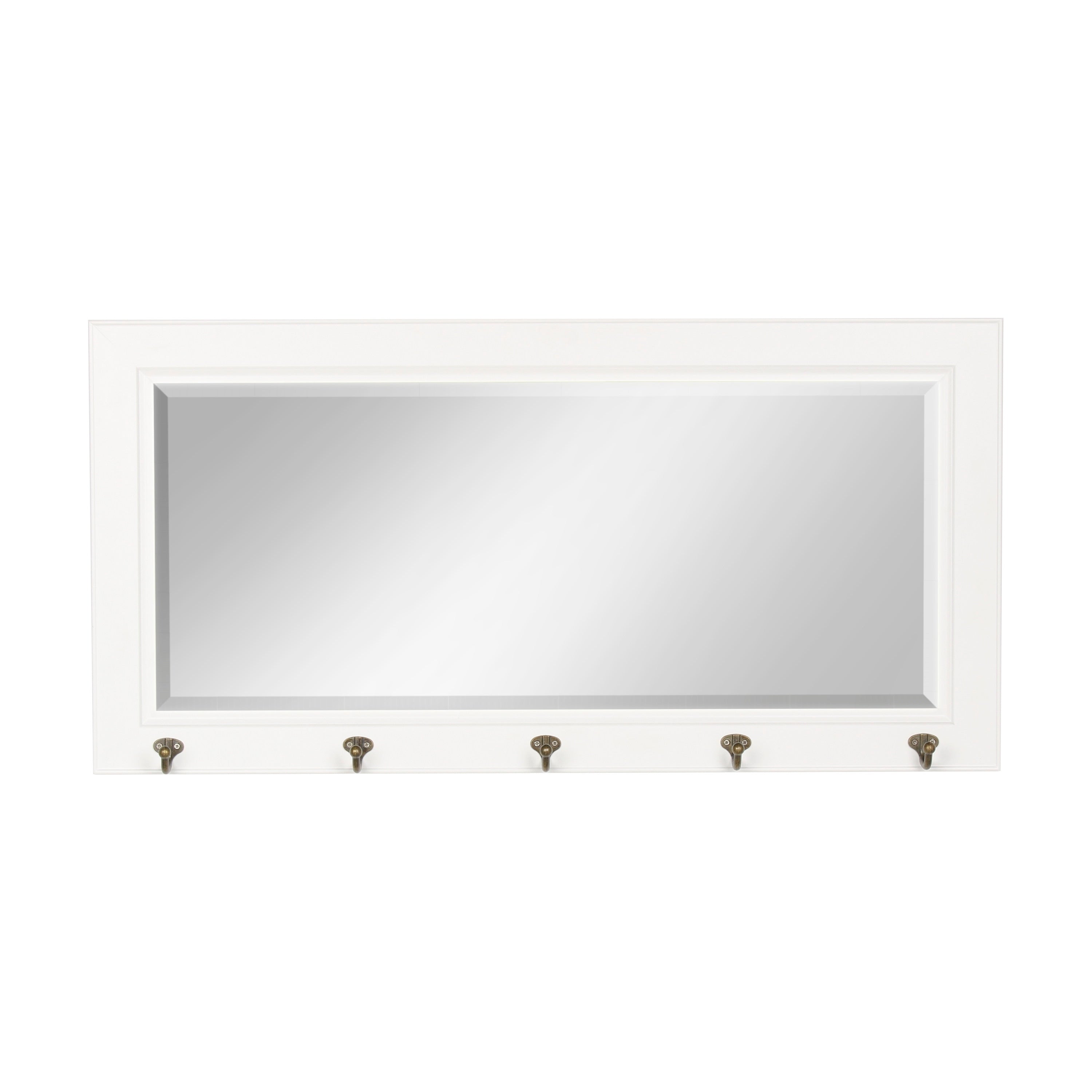The Gray Barn Victorville Pub Mirror With 5 Metal Hooks