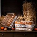 Glitzhome Wooden Pumpkin Crate
