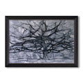 The Gray Tree 1911 Piet Mondrian Custom Framed Canvas
