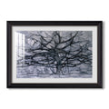 The Gray Tree 1911 Piet Mondrian Custom Framed Print