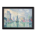 The Green Towers 1913 Paul Signac Custom Framed Canvas