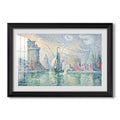 The Green Towers 1913 Paul Signac Custom Framed Print