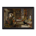 The Harem 1876 John Frederick Lewis Custom Framed Canvas