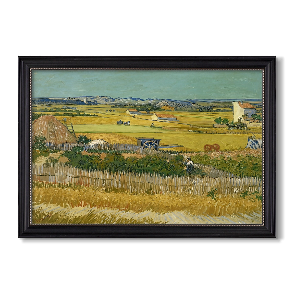 The Harvest 1888 Vincent Van Gogh Custom Framed Canvas