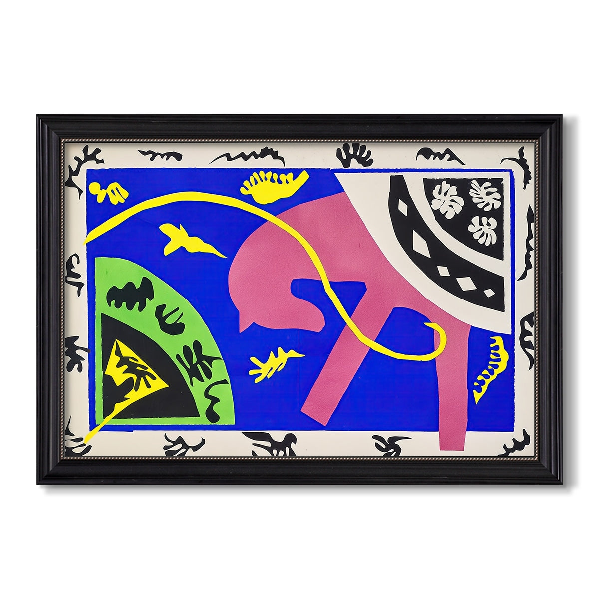The Horse The Rider And The Clown From Jazz 1947 Henri Matisse Custom Framed Canvas