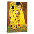 Icanvas The Kiss By Gustav Klimt Canvas Print Wall Art