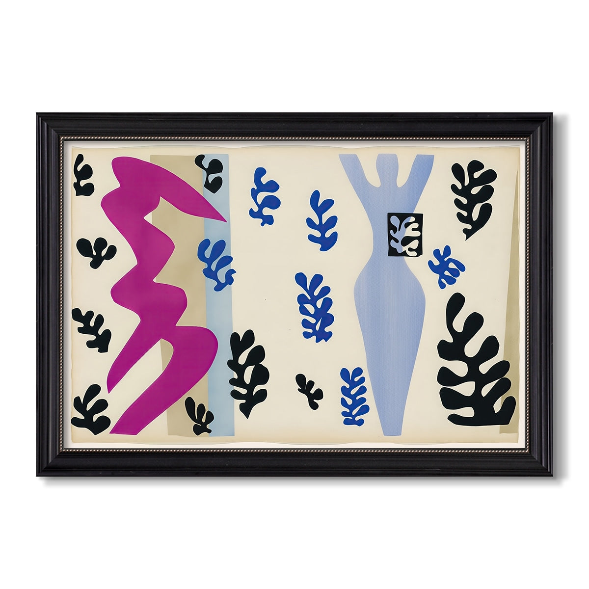 The Knife Thrower From Jazz 1947 Henri Matisse Custom Framed Canvas