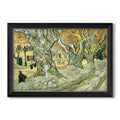 The Large Plane Trees 1889 Vincent Van Gogh Custom Framed Canvas