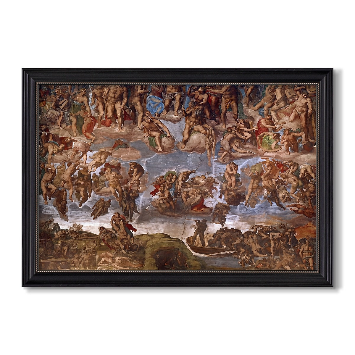 The Last Judgment 1536 1541 Michelangelo Buonarroti Custom Framed Canvas