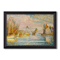 The Lighthouse At Groix 1925 Paul Signac Custom Framed Canvas