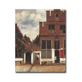 The Little Street By Johannes Vermeer Gallery Wrapped Canvas Giclee Art 32 In X 24 In