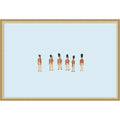 The Little Toy Regiment By Wild Violets Framed Mounted Canvas Wall Art Print