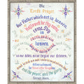 The Lords Prayer 1889 Framed Mounted Canvas Wall Art Print