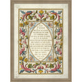 The Lords Prayer By English School Framed Mounted Canvas Wall Art Print